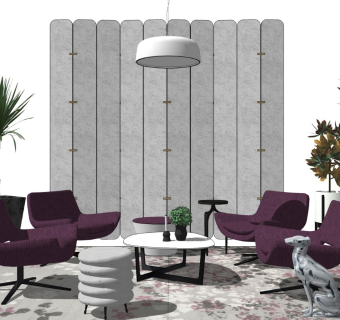 精品客厅设计家具模型 (51)